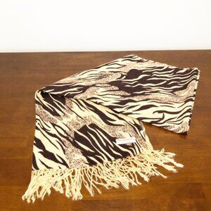 Pashmina Animal Print Oversized Wrap Scarf Pre-Owned.